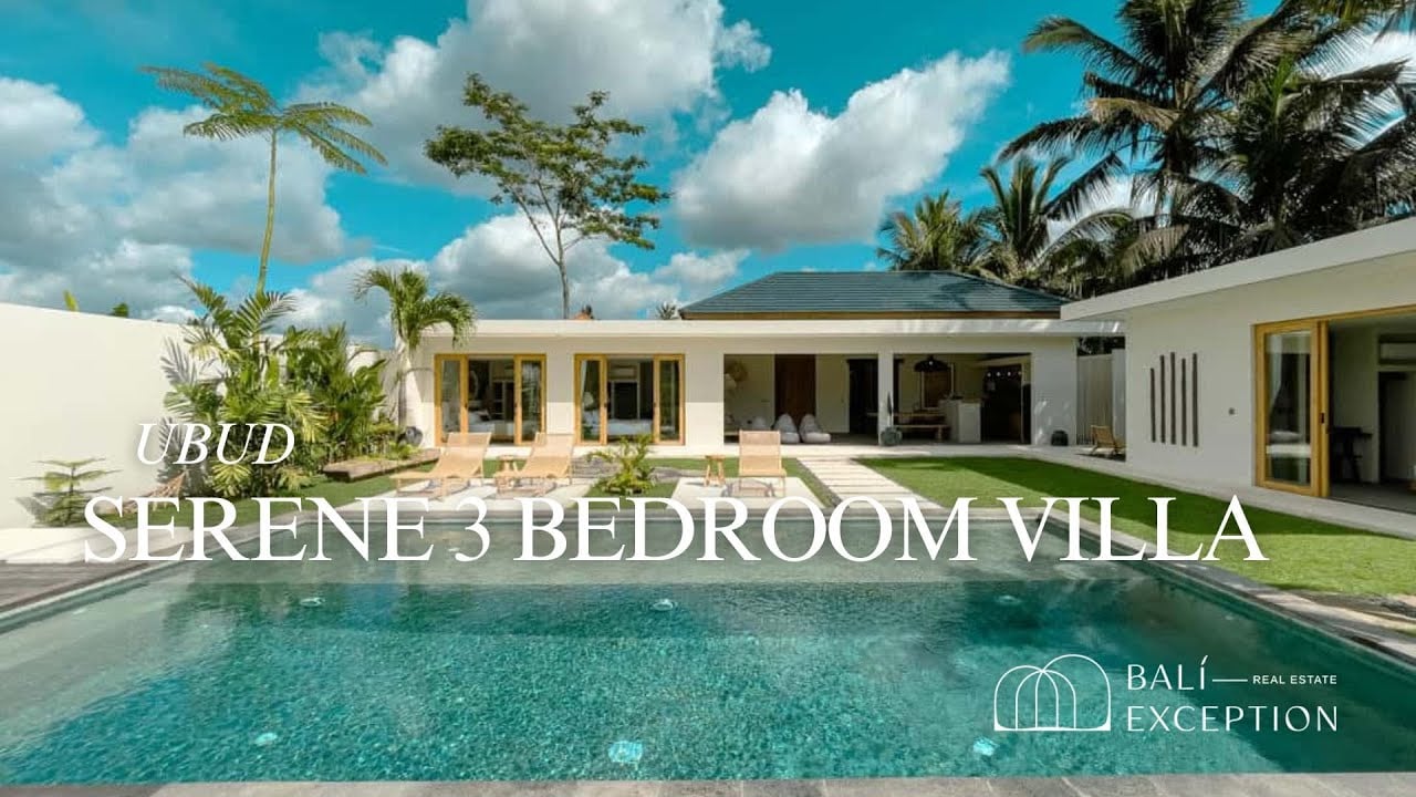 BALI - Discover this peaceful 3 bdr villa in Ubud