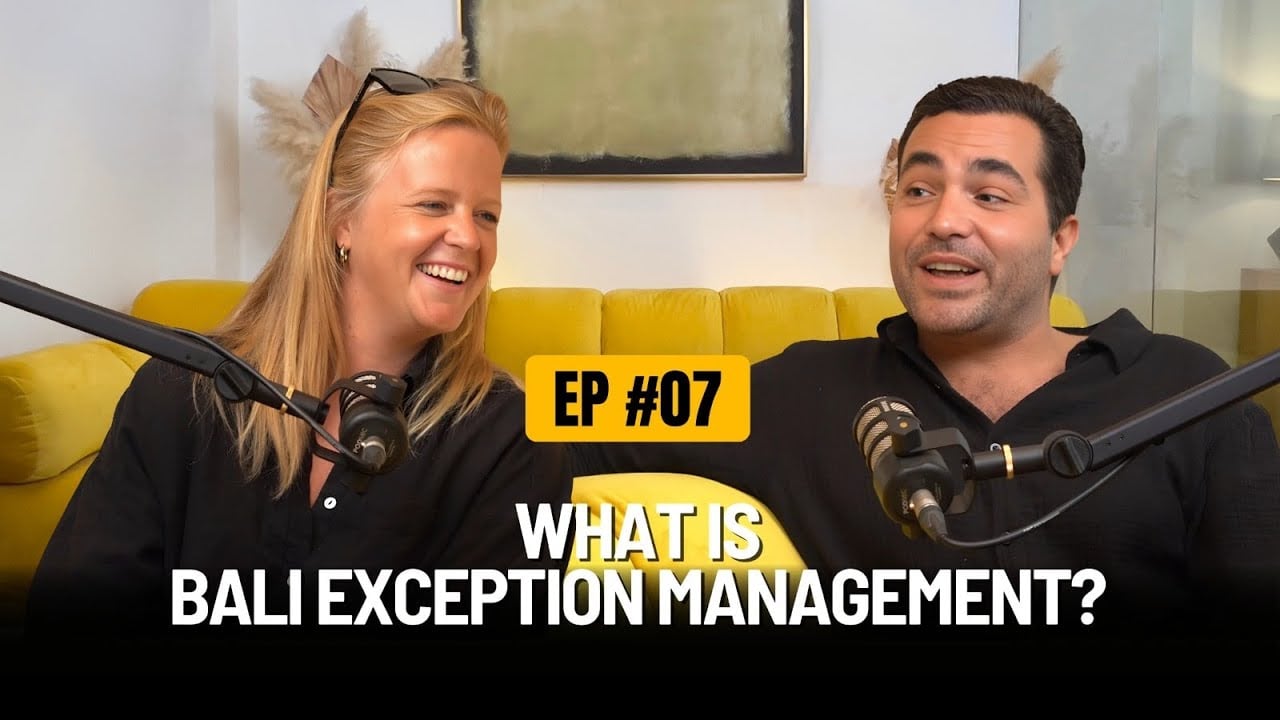 YELLOW COUCH EP #7 - What is Bali Exception Management ?