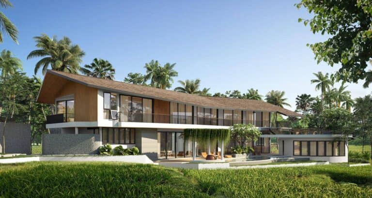 luxurious 4 bedroom modern tropical villa with rice field views for leasehold in ubud be 1467 (10)